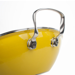 Купить Сковороду-вок с крышкой эмалированную, желтый, 3.8 л, 30x9 см, NEO Yellow, KOCHSTAR в онлайн-магазине элитной посуды Этикет с быстрой доставкой по России