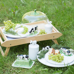 Тарелка закусочная Bordallo Pinheiro "Коровы" 20см (рисунок в профиль, слева)