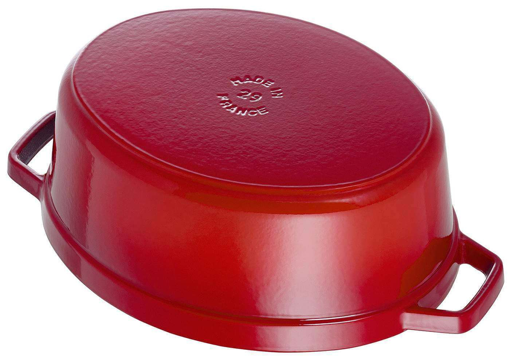 Кокот овальный, 29 см, вишневый, La Cocotte, Staub