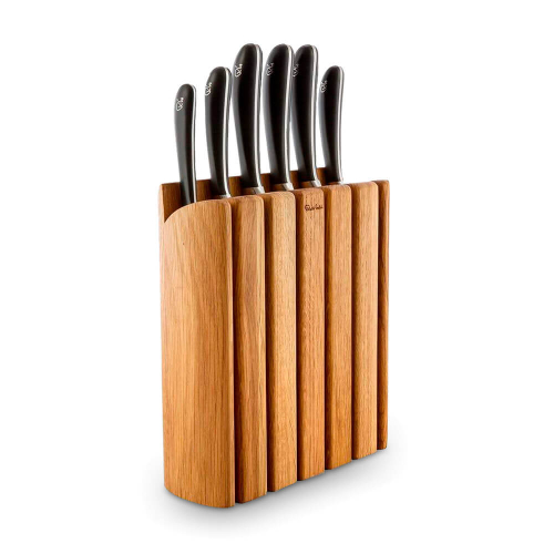 Набор из 6-ти кухонных ножей на подставке из бука, Signature knife, Robert Welch