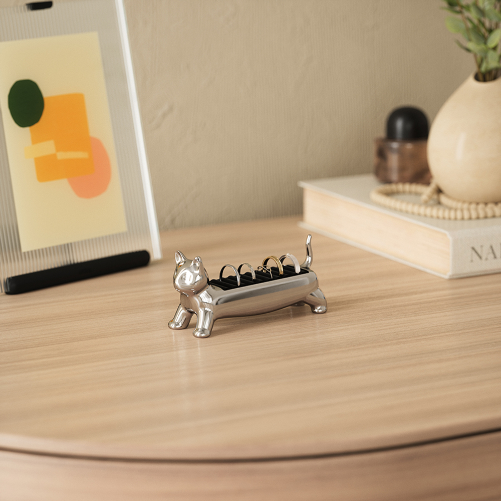 Держатель для колец Ali Cat, хром, Umbra