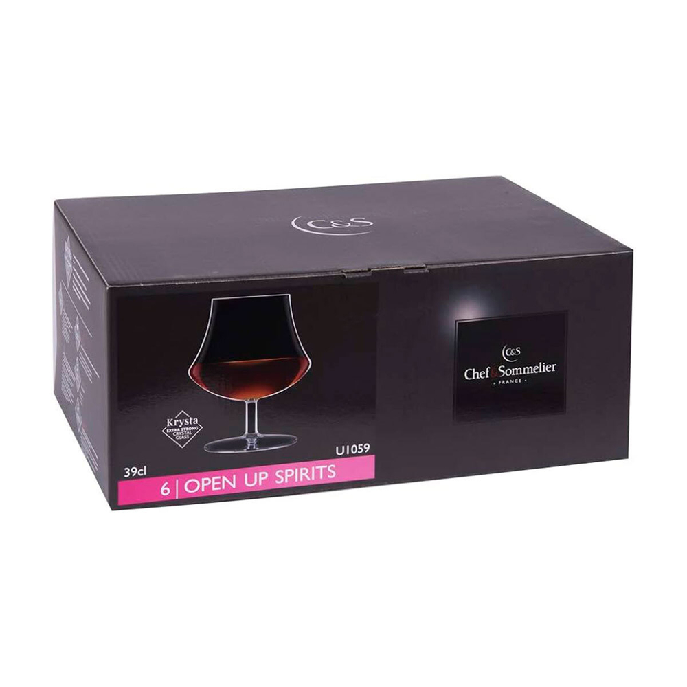 Набор бокалов для бренди / коньяка 390 мл, 6 шт, U1059, Open Up, Chef & Sommelier