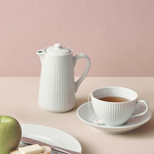 Фарфоровый кофейник 350 мл, белый, 334235BX1, Plisse, Pillivuyt