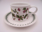 Чашка чайная с блюдцем Portmeirion "Ботанический сад. Анагаллис" 200мл