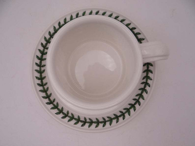 Чашка чайная с блюдцем Portmeirion "Ботанический сад. Вероника" 200мл