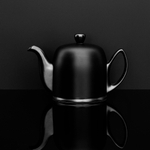 Чайник заварочный фарфоровый 900 мл, с колпаком, черный, 216414, Salam, Guy Degrenne