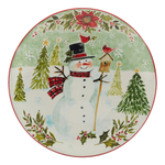 Тарелка закусочная 22 см Certified Int. Счастливое Рождество в ассортименте