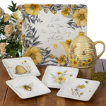 Тарелка хлебная Bee sweet 15х15 см Certified Int. Пчелки