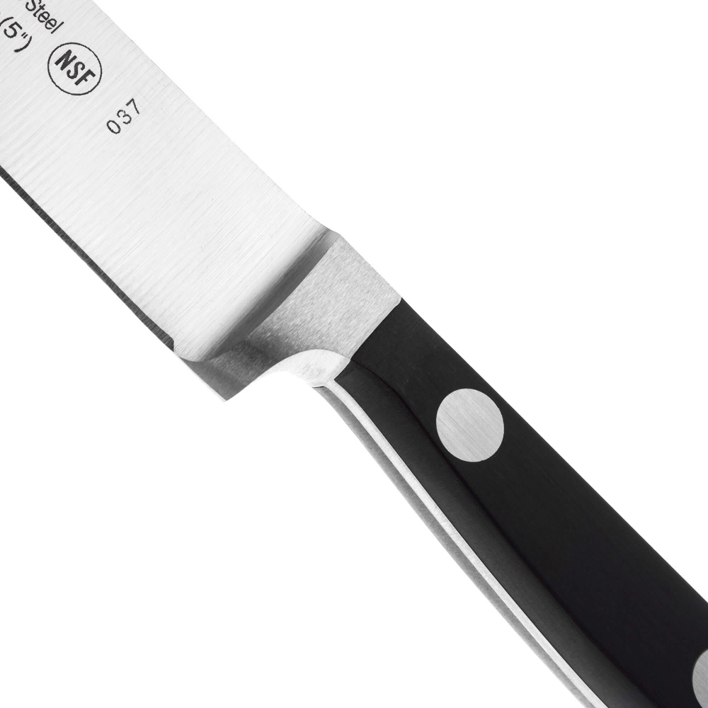 Нож для стейка 12 см, из кованой высокоуглеродистой нержавеющей стали, черный, 2558, Clasica, Arcos