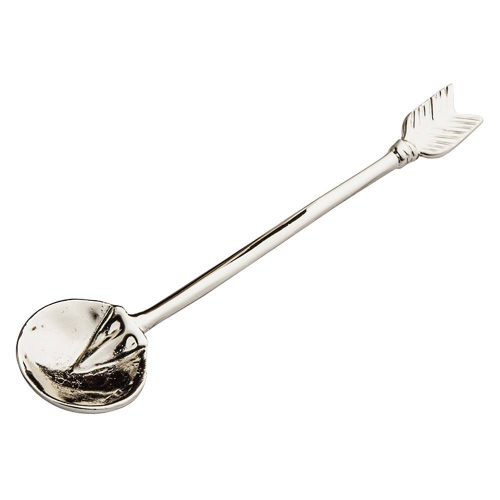 Сахарница с ложкой Michael Aram Яблоко 11 см, сталь нержавеющая, серебристая