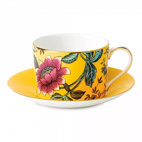 Чашка чайная с блюдцем Wedgwood Вандерласт Тонкин 150 мл, фарфор