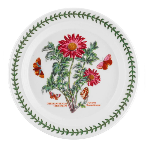 Тарелка обеденная Portmeirion "Ботанический сад. Хризантема красная" 26,7см