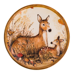 Тарелка хлебная Косули 15 см Certified Int. Сосновый лес