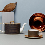 Набор чашек чайных с блюдцами Wedgwood Аррис 220 мл, 4 шт, фарфор