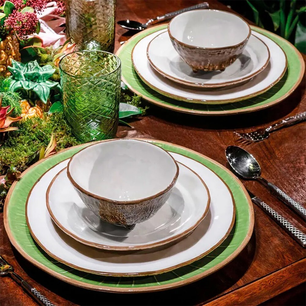 Тарелка закусочная 21 см Bordallo Pinheiro "Кокос"