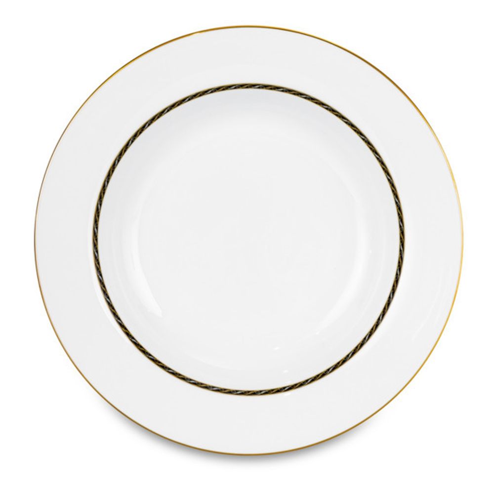 Тарелка суповая Narumi Виндзор 23 см, фарфор костяной