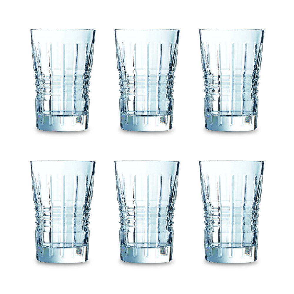 Набор высоких стаканов для воды Q4358, 6 шт, объем 360 мл, RENDEZ-VOUS, Cristal d’Arques