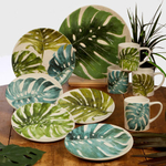 Тарелка обеденная 27 см Certified Int. Пальмовые листья