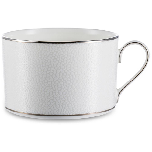 Чашка чайная с блюдцем Narumi Белый жемчуг 270 мл, фарфор костяной