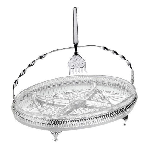 Менажница с вилкой 29х20 см Queen Anne