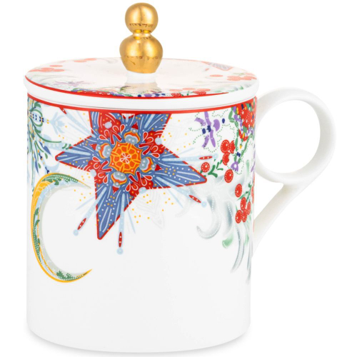 Кружка с крышкой 350 мл Mix&Match Home Счастливая Звезда