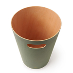 Корзина для мусора Woodrow зелёная, Umbra