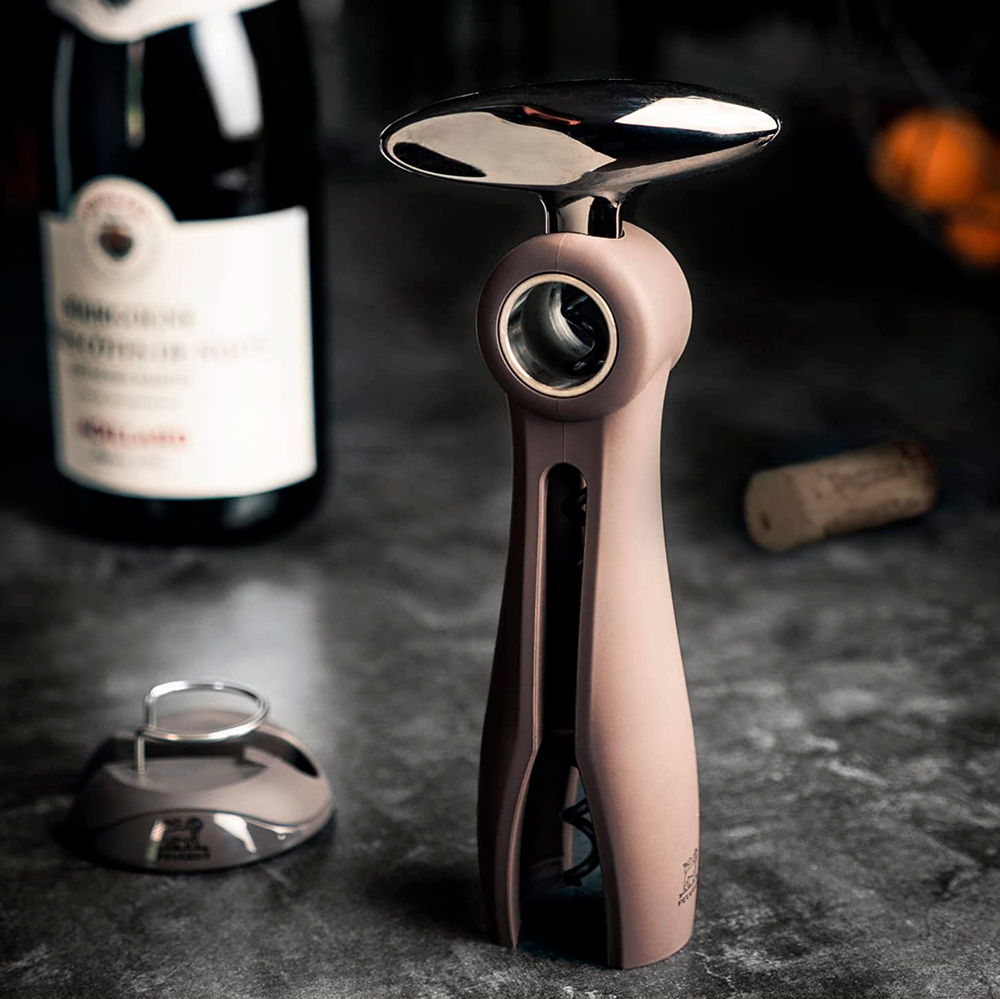 Штопор со срезателем фольги, базальт, Salma, Peugeot Vin