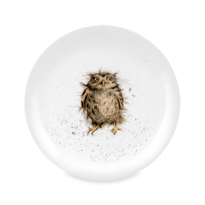Закусочная тарелка фарфоровая "Забавная фауна. Сова", 20 см, Royal Worcester