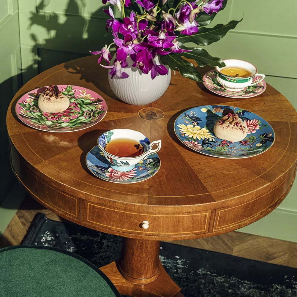 Тарелка закусочная Wedgwood Вандерласт Розовый лотос 20 см, фарфор