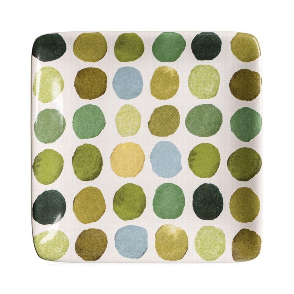 Тарелка пирожковая квадратная 15х15 см Certified Int. Морские водоросли