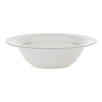 Салатник круглый Noritake Монтвейл Платиновый кант 24,5 см, фарфор костяной