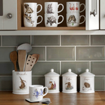 Фарфоровая подставка для столовых приборов "Забавная фауна. Заяц", Royal Worcester