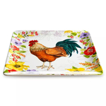 Тарелка пирожковая квадратная 15х15 см Certified Int. Петушки на лугу-2