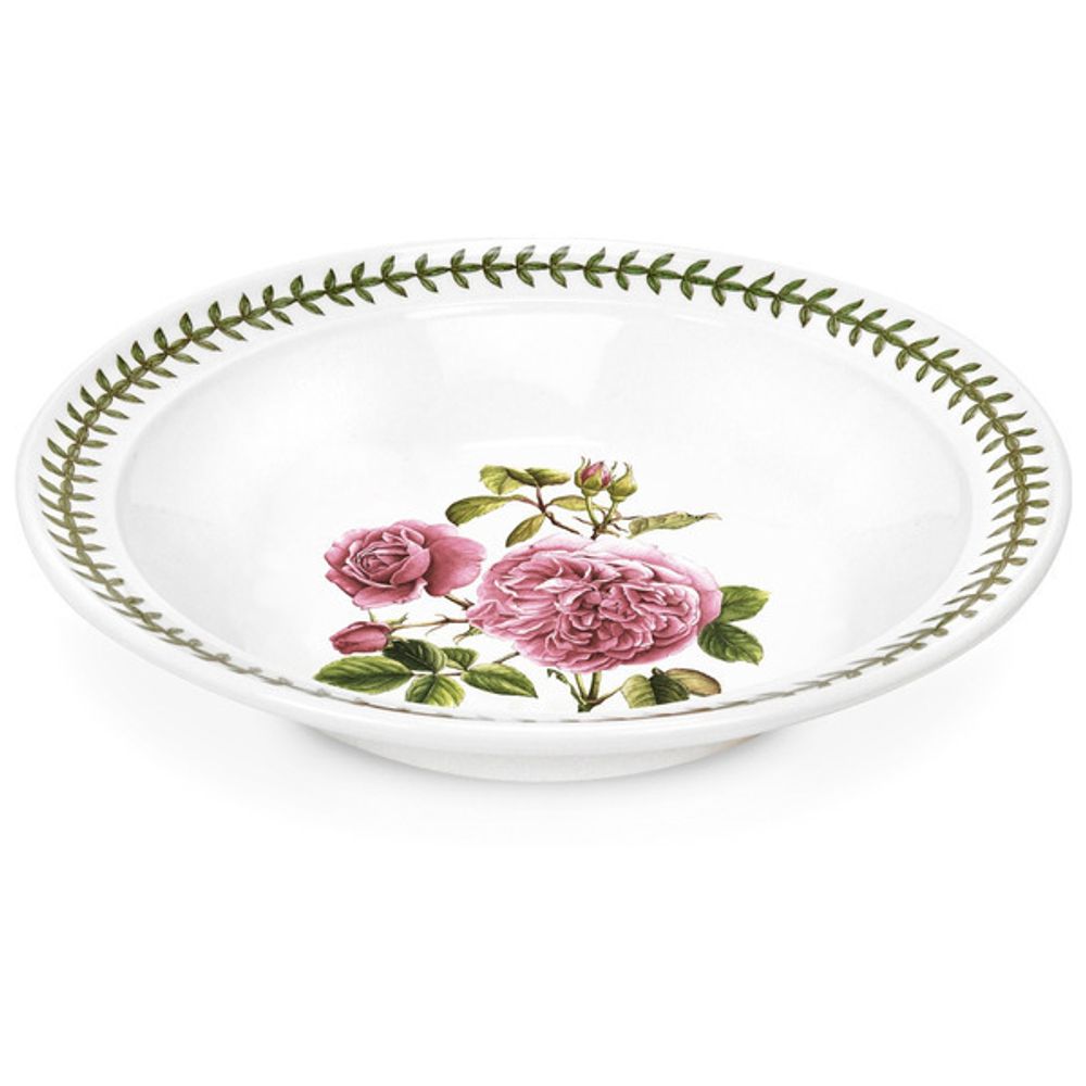 Тарелка суповая Portmeirion "Ботанический сад. Розы. Портмейрион роза" 20см