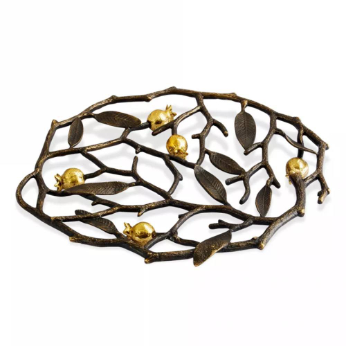 Подставка под горячее Michael Aram Гранат 23 см, латунь