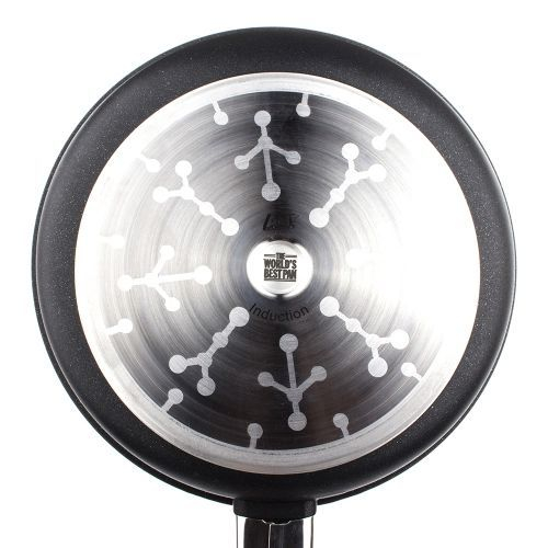 Алюминиевая сковорода с антипригарным покрытием для индукционных плит AMT I-526, 26 см, Frying Pans Titan, АТМ