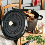 Купить Кокот круглый, 6,7 л, 28 см, черный, La Cocotte, Staub в Этикет