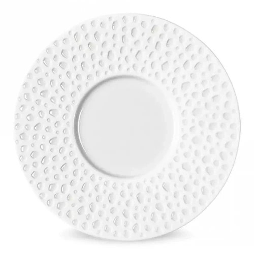 Блюдце 12,5 см Guy Degrenne Perles de rosee Blanches de rosee Blanches белое