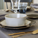 Тарелка суповая 16,2 см 800 мл Costa Nova Luzia White белая