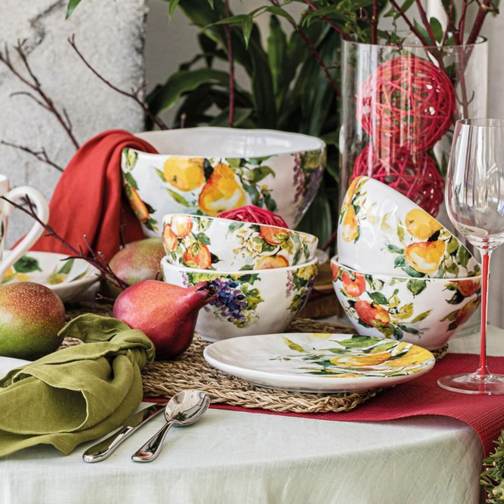 Тарелка закусочная 23 см Certified Int. Амброзия, Груши