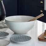 Тарелка хлебная 16,7 см Costa Nova Augusta Diamond Weave черная