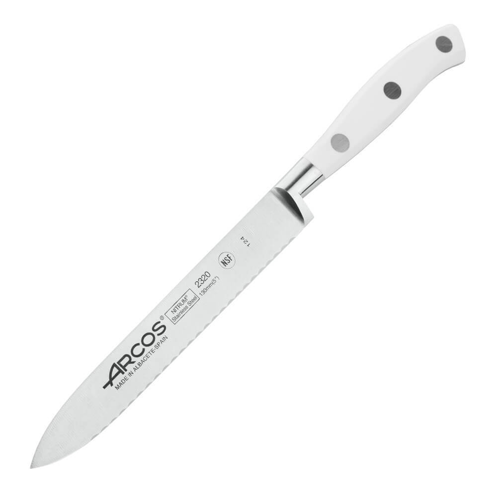 Универсальный нож (для томатов) 13 см, белый, Riviera Blanca, Arcos