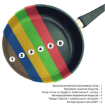 Глубокая алюминиевая сковорода с антиприагрным покрытием AMT728FIX, 28 см, Frying Pans Fix, AMT