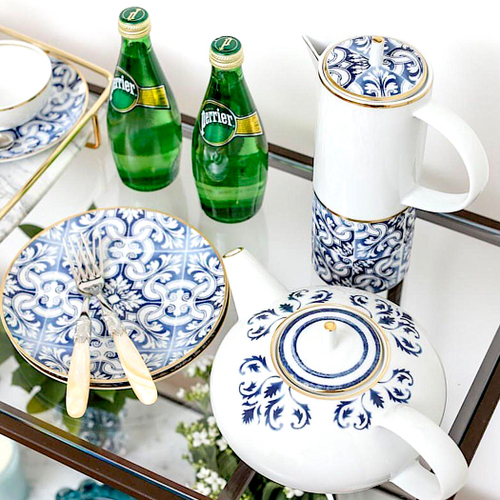 Кофейник фарфоровый 1 л, большой, Transatlantica, Vista Alegre