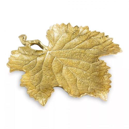 Чаша-лист Michael Aram Лист винограда 20 см, латунь