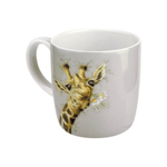 Фарфоровая кружка для чая и кофе "Забавная фауна. Жираф", 400 мл,  RWC MMPZ4020-XD, Великобритания, Wrendale Designs, Royal Worcester