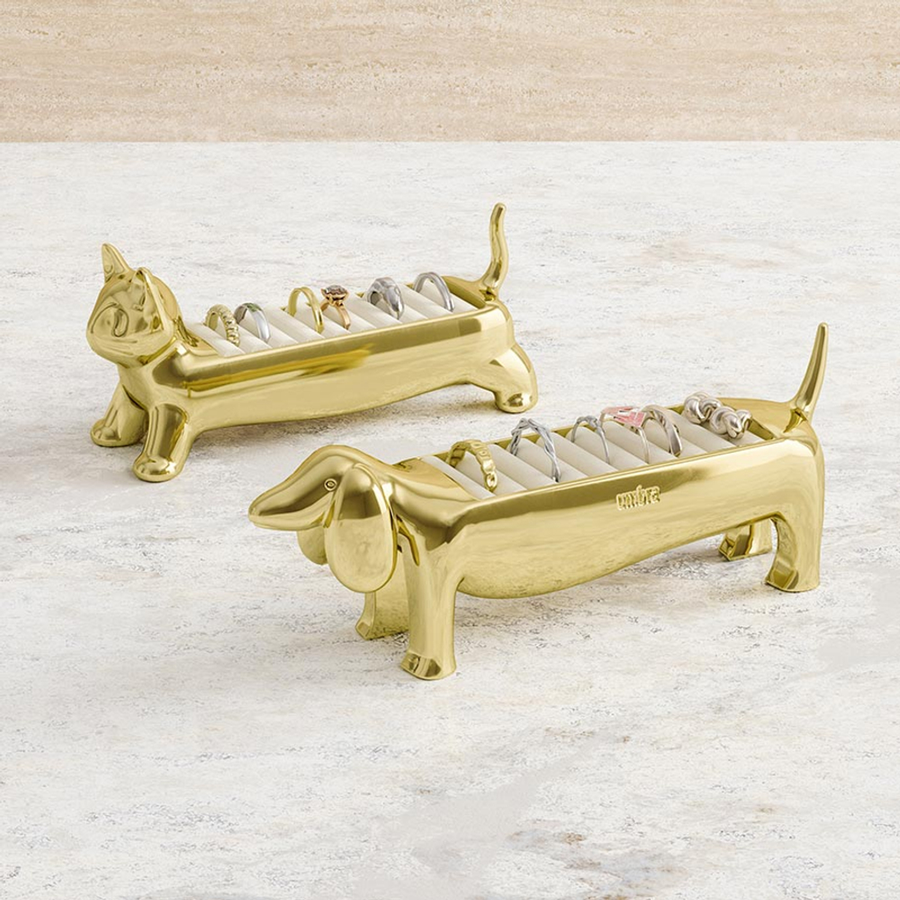 Держатель для колец Dachsie, латунь, Umbra