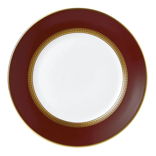 Тарелка закусочная Wedgwood Ренессанс 20 см, фарфор, красная