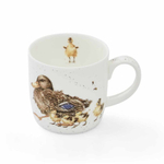 Фарфоровая кружка для чая и кофе "Забавная фауна. Утка с утятами", 310 мл, Royal Worcester