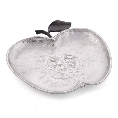 Блюдо-яблоко Michael Aram Яблоко 25 см, латунь, серебристое